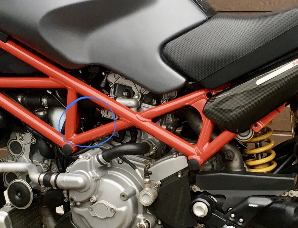 Rétroviseur Droit Avec Clignotants LED Intégrés Pour Ducati 998 - Pièce Neuve De Rechange